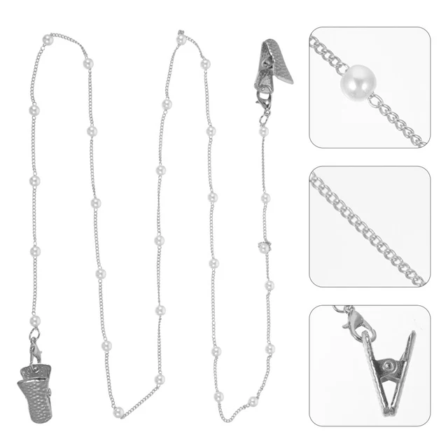 Pearl Lanyard Eyeglass Holder Cord Mask Glasses Chain Strap Miss 10