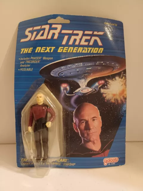 Galoob Star Trek The Next Generation Captain Jean-Luc Picard Action Figure 1988