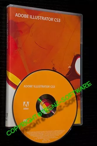 Adobe Illustrator CS3 Windows deutsch -Orginal-DVD+Seriennummer - incl. MwSt