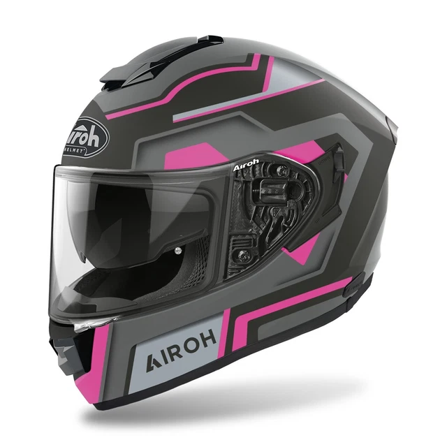 St.5Sq54Xs - Casco Integrale, Airoh St.501 Square Pink Matt,Helmet Taglia Xs