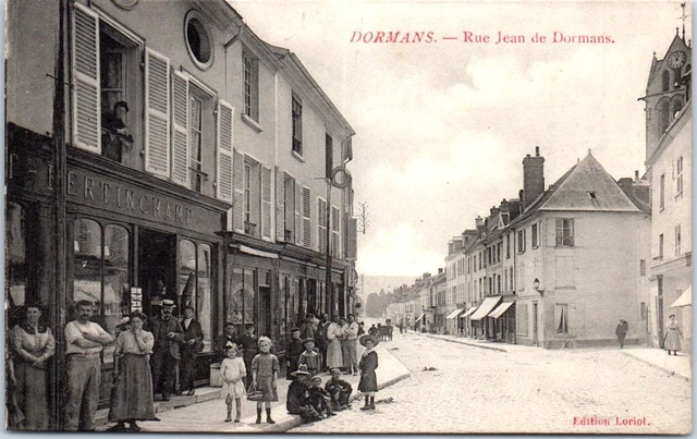 51 DORMANS - un coin de la rue J De Dormans