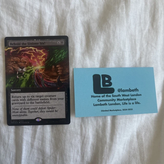 Behold the Sinister Six! PAXWEST2025プロモ Behold, the Sinister Six card available only at Magic: The