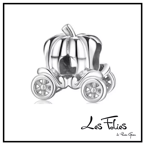 Charm Carrosse de Princesse en Argent 925 - Les Folies (Modèle Pandora)