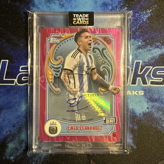 enzo fernandez auto /15 topps argentina enzo fernandez auto /15 topps argentina