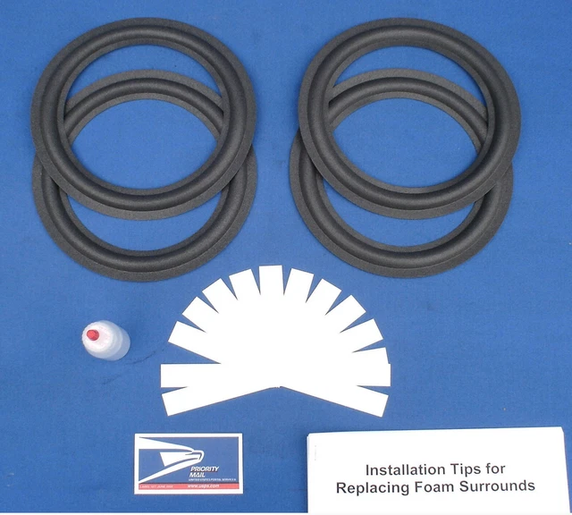 Kit De Réparation Surround Mousse De Haut-parleur Fiable Pour