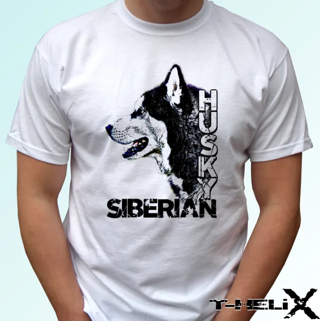 Siberian Husky - dog t shirt top tee design - mens womens kids baby sizes