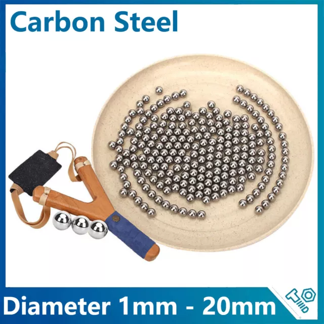 Diameter 1mm - 20mm Catapult Steel Ball Bearings Solid Roller Balls