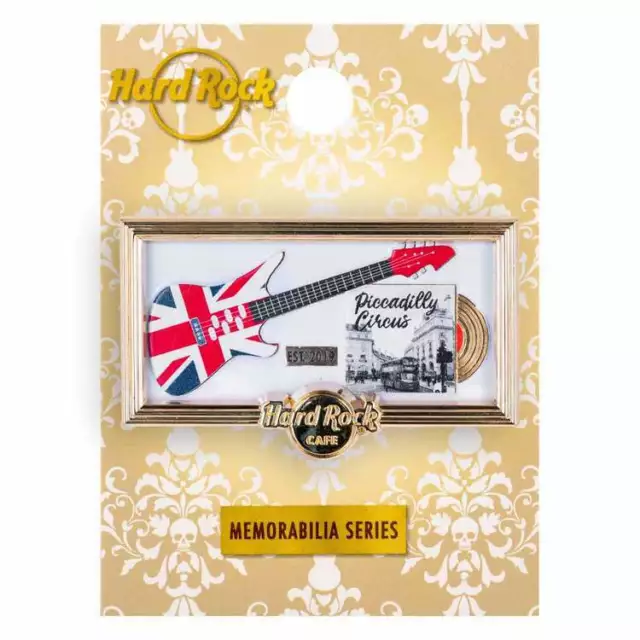 Hard Rock Cafe Official Pin Badge Guitar Memorabilia Global Series Piccadilly