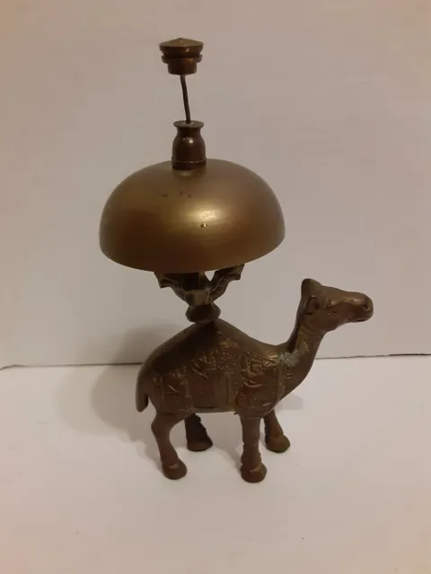 Vintage Bronze Camol Bell Antique  Lobby Bell