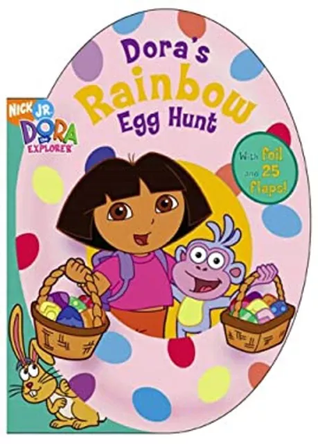 Doras Rainbow Egg Hunt Board Books Nickelodeon Staff