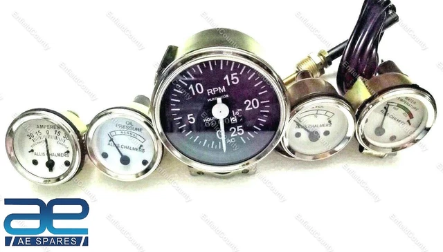 Allis Chalmers Tractor 170 175 180 185 90 200 210 + TachoTemp Fuel Gauge Amp GEc