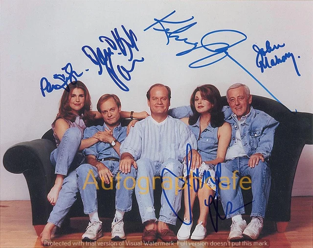 CAST OF FRASIER 8 x 10 Inch Autographed Photo - High Quality Copy Of Original