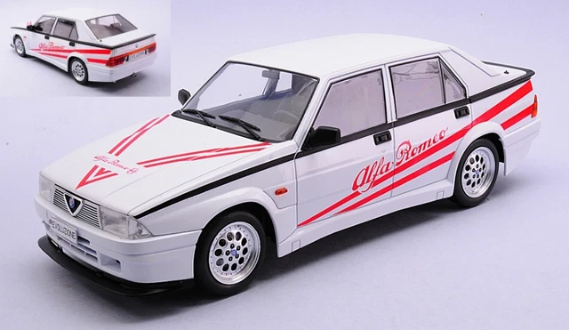 Modèle réduit Alfa Romeo 75 Turbo Evoluzione, Noir, 1987 1/18 | Mcg