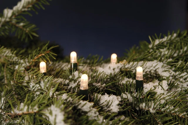 SYSTEM PROFI LICHTERKETTE warmweiß 80 LED außen verlängerbar, ohne