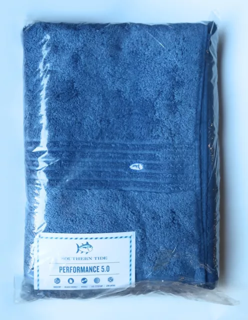 Southern Tide Home Performance 5.0 Bath Towel 30 x 54, Cobalt Blue - NWT