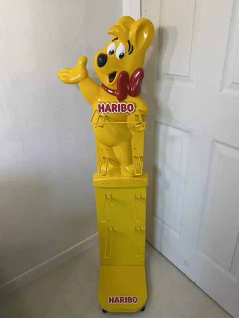 Rare Haribo Bear 50" High Double Sided Floor Stand-Alone Candy Display