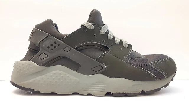 Nike Huarache Run Sequoia Dark Stucco Running Shoes 654275 303 Size 6.5Y