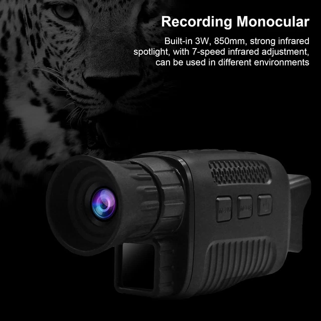 Monoculares digitales nocturnos infrarrojos monoculares para día y nuevos