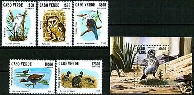 Cape Verde 1981  Sc436-41  Mi445-49,B4  mnh  Birds