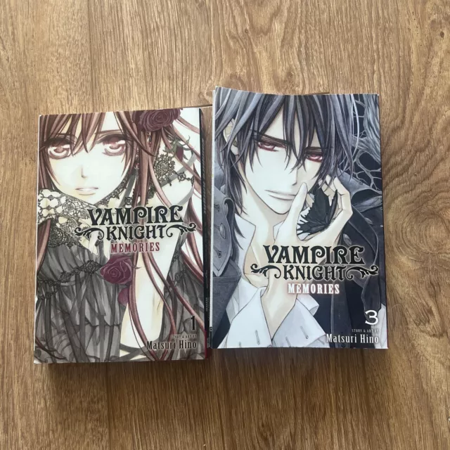 Bundle of Vampire Knight Memories  Vol 1 And Vol3 Manga Books Matsuri Hino