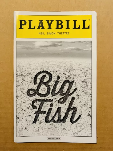 Big Fish Broadway Musical Playbill December 2013