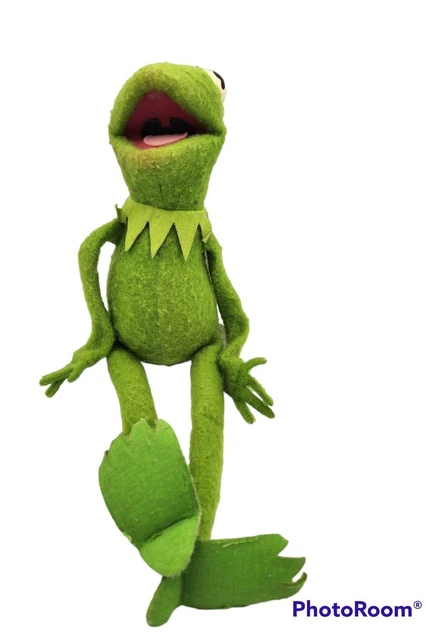 Vintage Kermit the Frog 1976 Fisher Price 850 Jim Henson Muppets Doll Plush 18"
