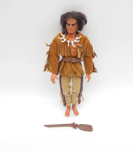 Mattel Big Jim Winnetou Figur (1971) - Karl May - beweglich / 24 cm