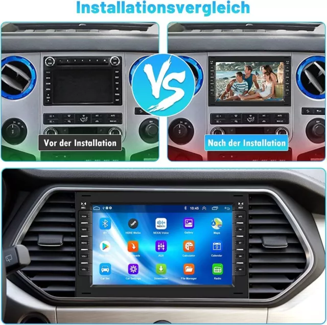 7" Android 12 Autoradio GPS Navi WiFi Bluetooth Für VW Polo MK3 MK4 MK5 Golf 4 2