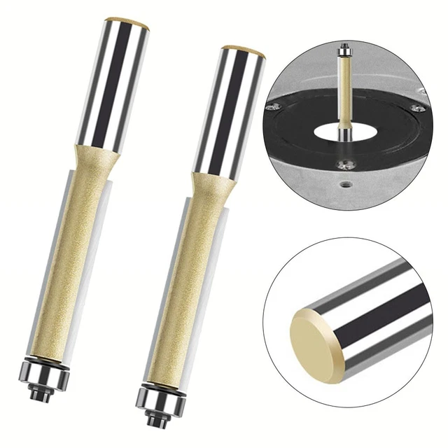 Bits de routage à garniture de précision avec tige de 12 mm créent des bords