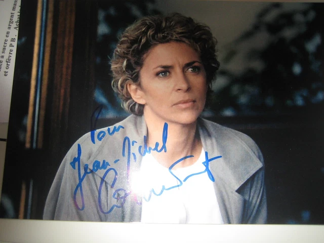 Carte Postale Autographe Signée Edwige Feuillère – Dédicace Originale, Format 8,9x13,9cm