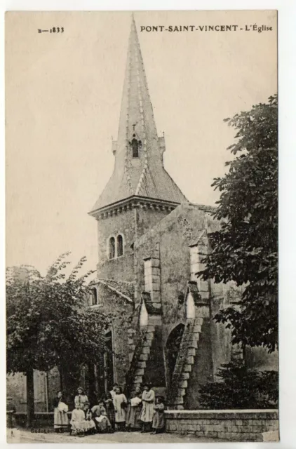 PONT SAINT VINCENT - Meurthe et Moselle - CPA 54 - l' église