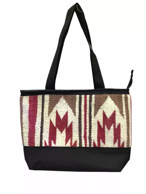 6.Elmer Thompson, Handbag, Gallup Throw Rug, Zipper, Navajo, Approx. 19x13