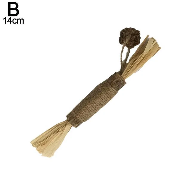 Short 14Cm Catnip Toys Cat Wand Silvervine Sticks Cat Toys For Indoor Cats Ch C0