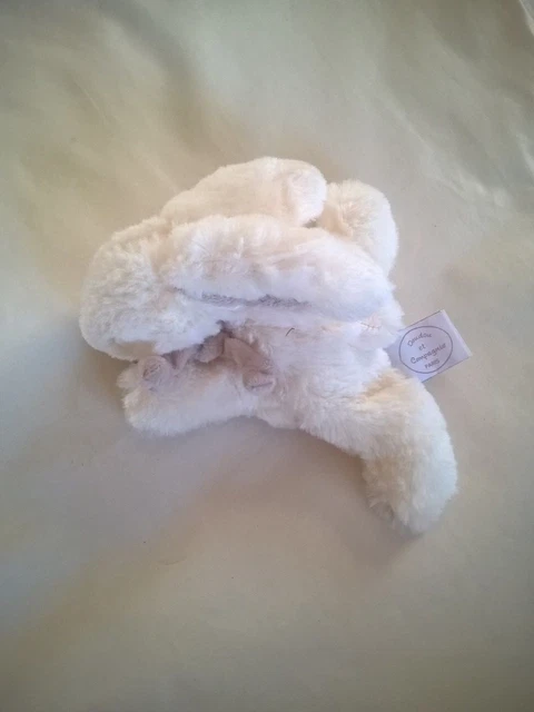 Doudou Et Compagnie Peluche Lapin  Les Bonbons Echarpe Taupe Dc2523 15 Cm