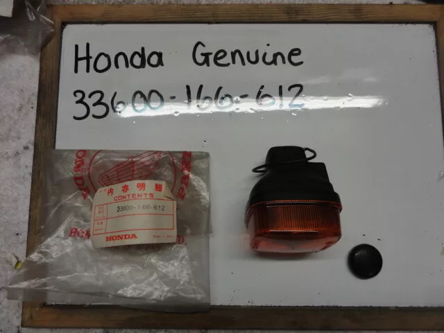 Nos Genuine Honda Mt50 Mb50 Mt Mb 50 Front Left Indicator 33600-166-612