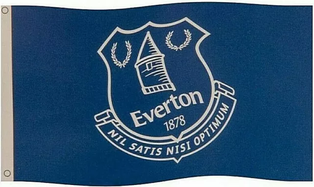 EVERTON FC LARGE FOOTBALL CLUB MAST FLAG OFFICIAL EFC 5ft x 3ft