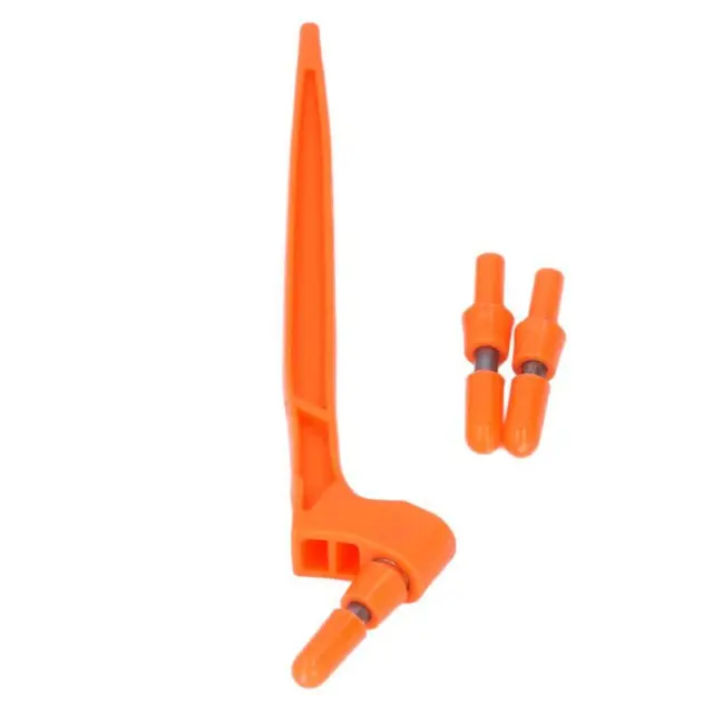 Craft Carver Tool - 360° Rotating Orange Engraving Pen w/3 Cutter Heads