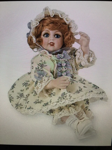 MARIE OSMOND ~ Tiny Tot Porcelain Doll ~CLAUDIA W/ Box, Tiny Tag, Necklace, COA