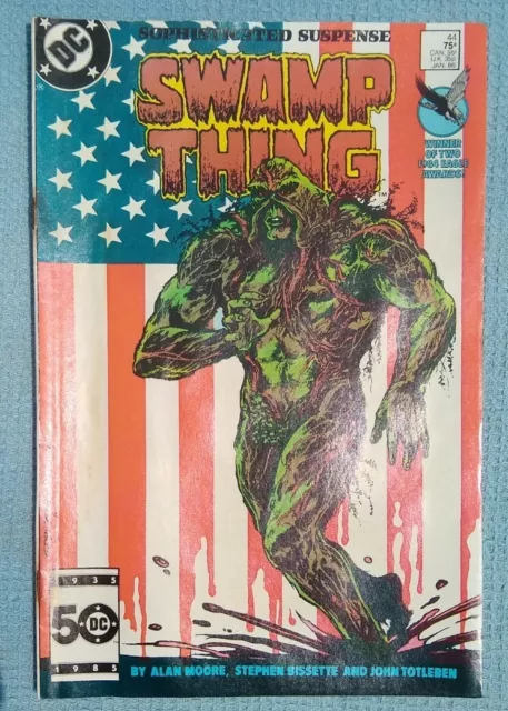 Vintage DC Comics Saga Of The Swamp Thing No. 44 January 1986 Comic Book