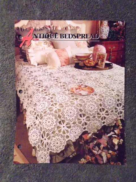 Annie's attic Antique bedspread Crochet Pattern Leaflet Quilt & Afghan Club