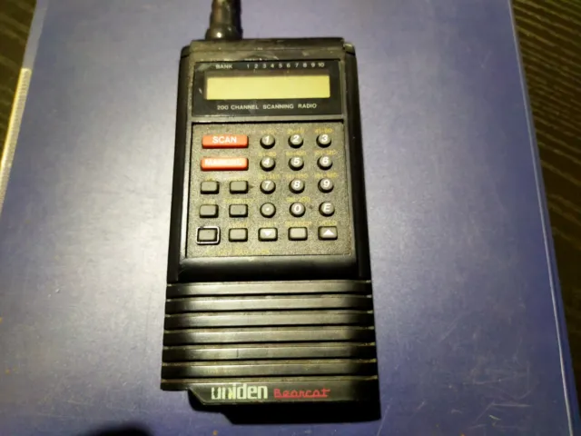 Uniden Bearcat UBC200XLT Handheld Scanner AIR VHF UHF No Battery