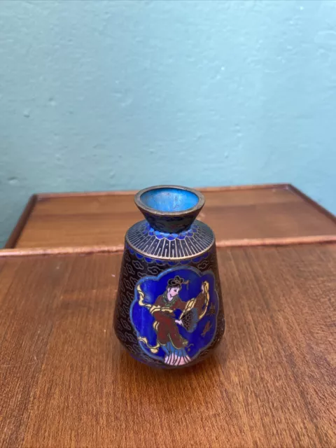 Petit Vase Cloisonné Chinois Ancien