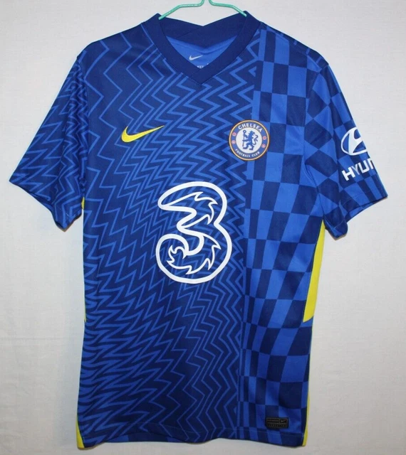 MAILLOT VINTAGE CHELSEA Desailly #6 Autoglass jaune Jersey football - L EUR 44,90 - FR