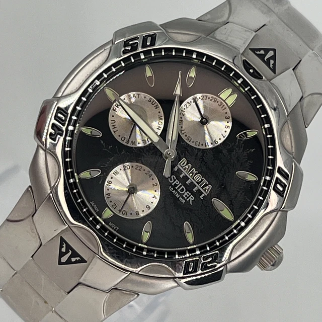 Dakota steel sales spider watch