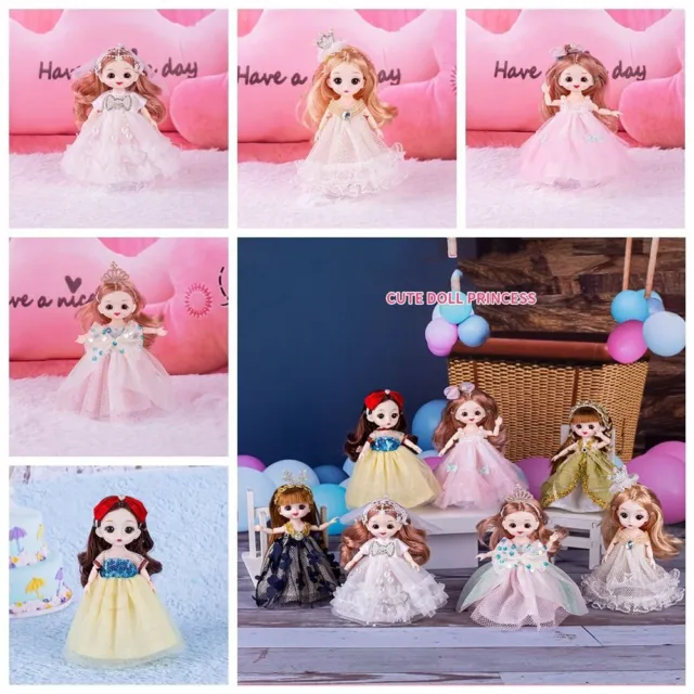 Toy Accessories 17cm Doll Clothes Set DIY Dolls Princess Clothing  Holiday Gift