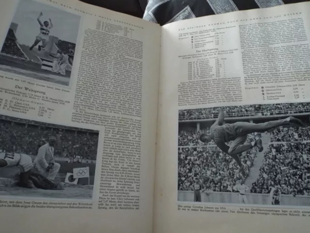 Olympia 1936 165 page photo album and souvenir of Berlin Olympics FULL PHOTOS CA