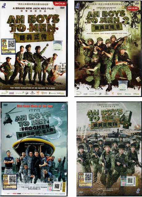AH BOYS TO Men 1 2 3 DVD Singapore Movie English Sub PAL Region 0 21.50 PicClick
