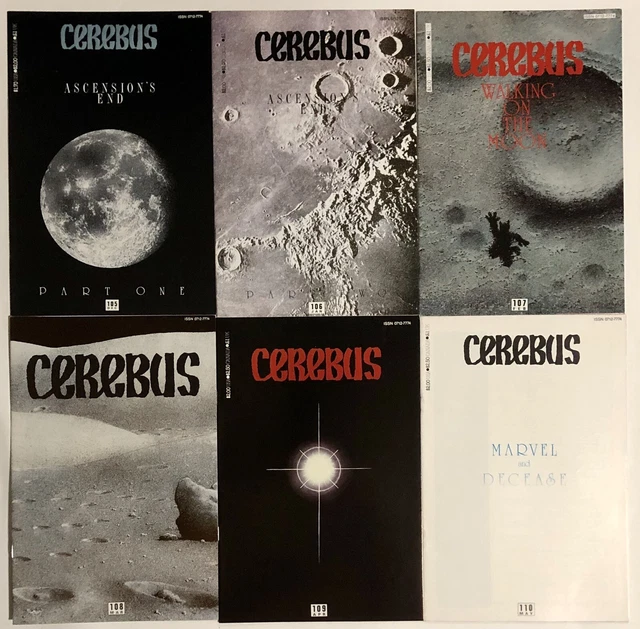 CEREBUS 105 106 107 108 109 110 Run Dave Sim Aardvark-Vanaheim Copper Age Lot VF