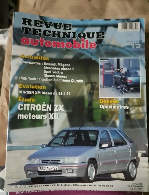 Revue Technique Manuel De Réparation CITROËN ZX - Toutes Motorisations (1.1 à 2.0) Et Modèles