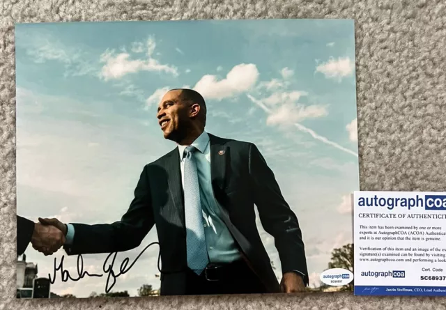 Hakeem Jeffries Signed Autographed 8x10 Photo New York House Leader ACOA